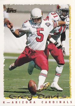 Greg Davis Arizona Cardinals 1995 Topps NFL #83